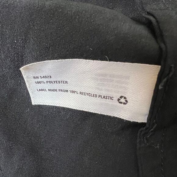 Gap Womens Chiffon Tank Top Blouse Large Black Embellished Career Layering - Picture 5 of 6